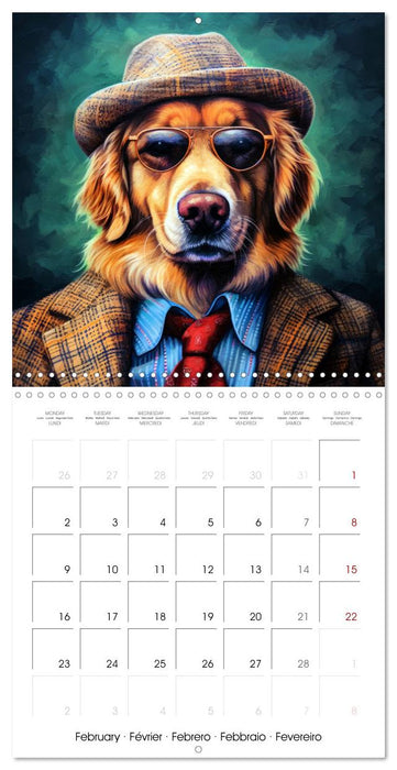 Gangster Paws (CALVENDO Monthly Calendar 2026)