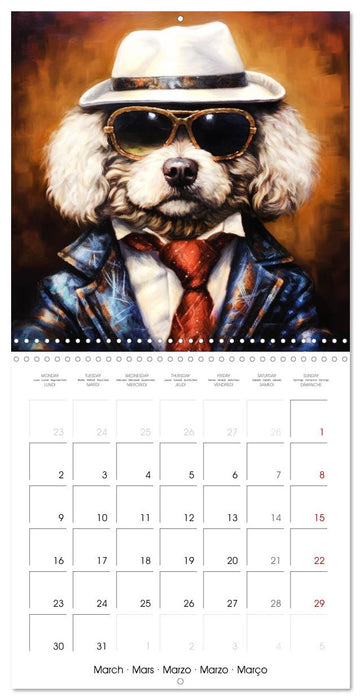 Gangster Paws (CALVENDO Monthly Calendar 2026)