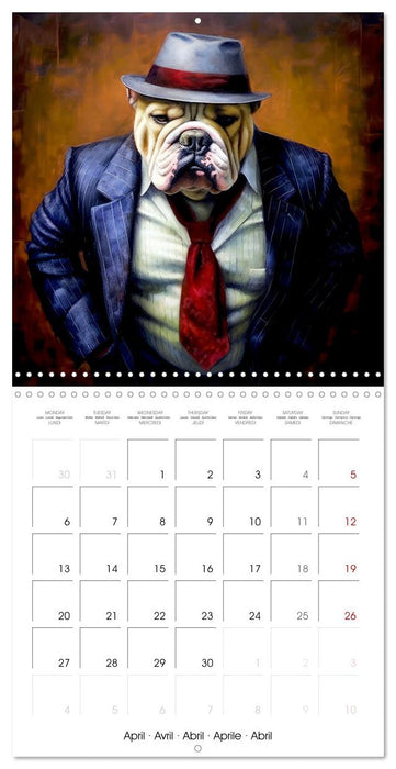 Gangster Paws (CALVENDO Monthly Calendar 2026)