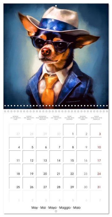 Gangster Paws (CALVENDO Monthly Calendar 2026)
