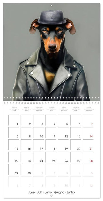 Gangster Paws (CALVENDO Monthly Calendar 2026)