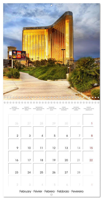 Las Vegas, Iconic City of Dreams (CALVENDO Monthly Calendar 2026)