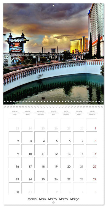 Las Vegas, Iconic City of Dreams (CALVENDO Monthly Calendar 2026)