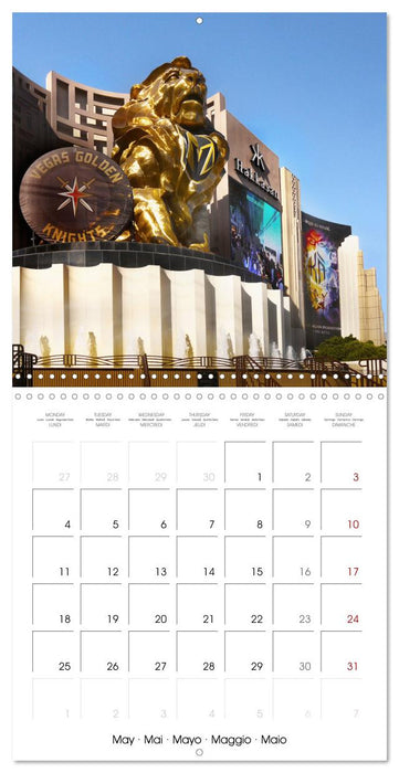 Las Vegas, Iconic City of Dreams (CALVENDO Monthly Calendar 2026)