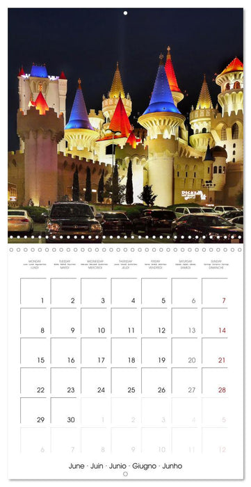 Las Vegas, Iconic City of Dreams (CALVENDO Monthly Calendar 2026)