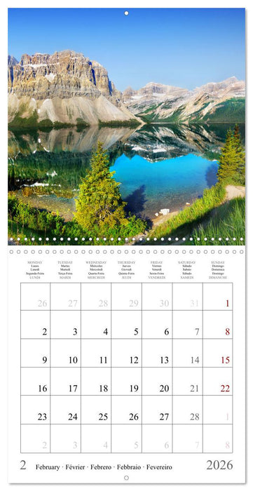 Canada, National Parks Road Trip (CALVENDO Monthly Calendar 2026)