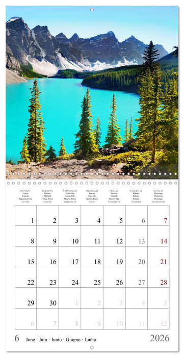 Canada, National Parks Road Trip (CALVENDO Monthly Calendar 2026)