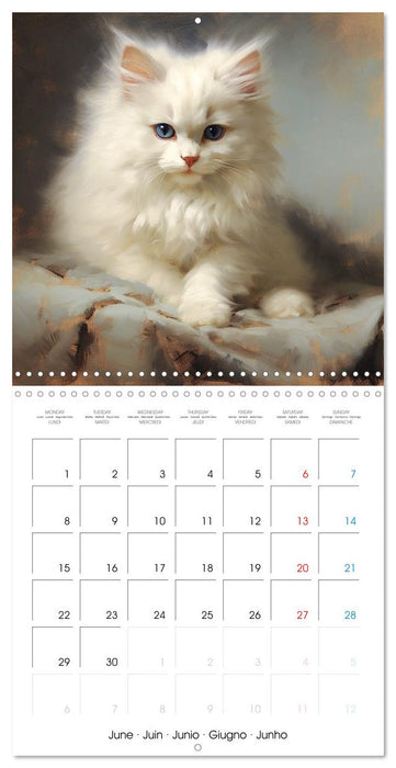 Illustrations Chatons (CALVENDO Calendrier mensuel 2026)