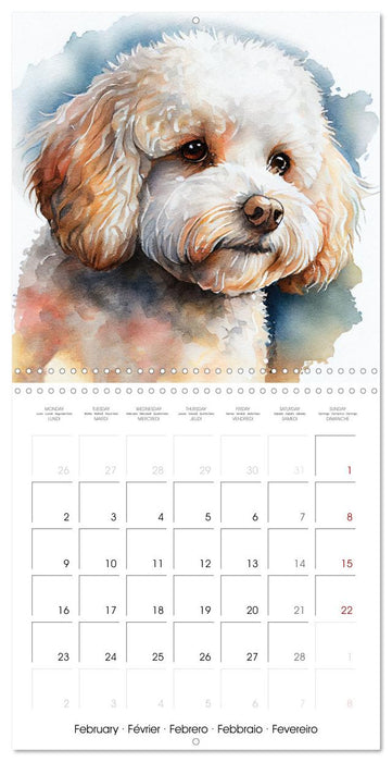 Artistic Dog Breeds (CALVENDO Monthly Calendar 2026)