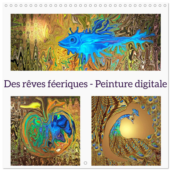 Des rêves féeriques - Peinture digitale (CALVENDO Calendrier mensuel 2026)