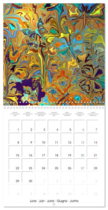 Des rêves féeriques - Peinture digitale (CALVENDO Calendrier mensuel 2026)