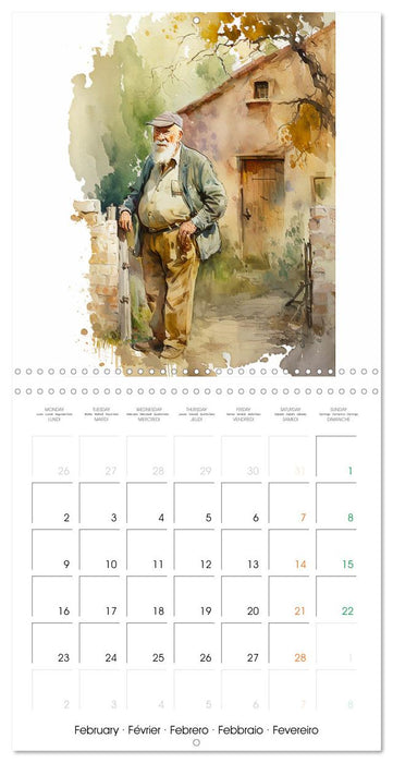 Regard sur la ferme (CALVENDO Calendrier mensuel 2026)