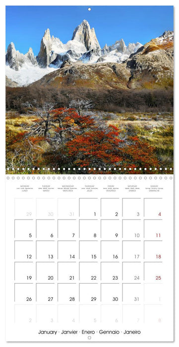Patagonia National Parks (CALVENDO Monthly Calendar 2026)