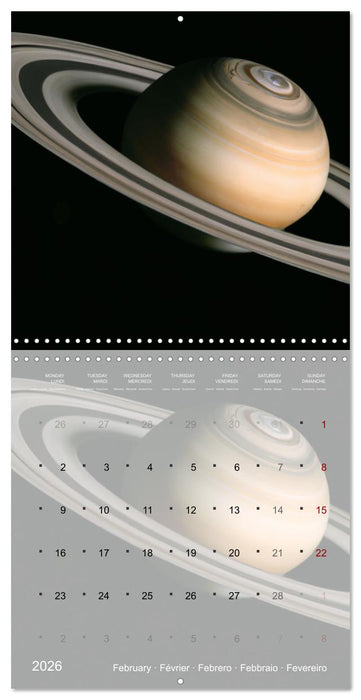 Galaxie cosmique (CALVENDO Calendrier mensuel 2026)