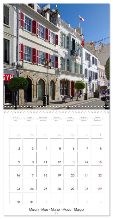 Gibraltar - Where Britain borders Spain (CALVENDO Monthly Calendar 2026)