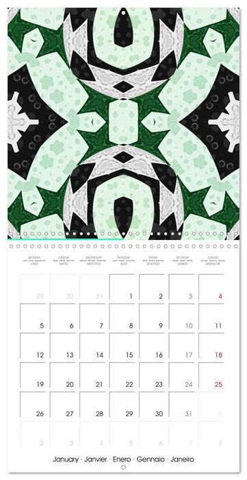 Mandalas Recherche intérieure (CALVENDO Calendrier mensuel 2026)