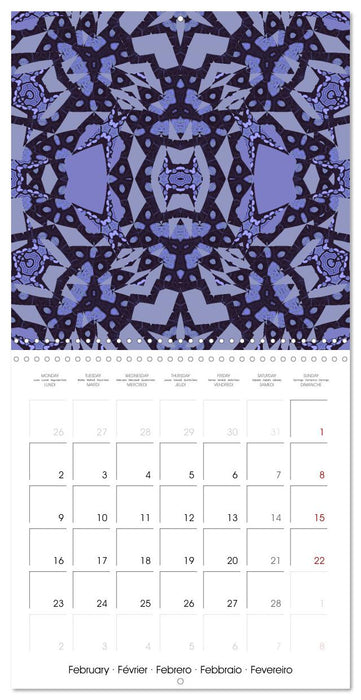 Mandalas Recherche intérieure (CALVENDO Calendrier mensuel 2026)