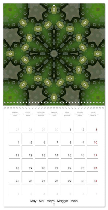 Mandalas Recherche intérieure (CALVENDO Calendrier mensuel 2026)