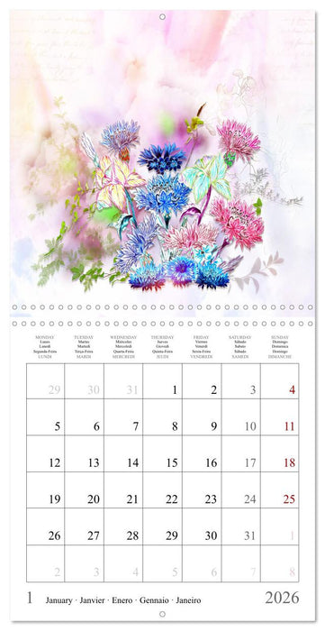 Enchanting wildflowers (CALVENDO Monthly Calendar 2026)