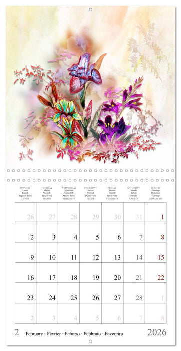 Enchanting wildflowers (CALVENDO Monthly Calendar 2026)
