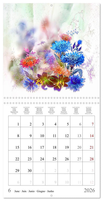 Enchanting wildflowers (CALVENDO Monthly Calendar 2026)