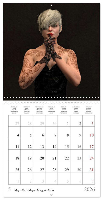 Tattoos on nice skin (CALVENDO Monthly Calendar 2026)