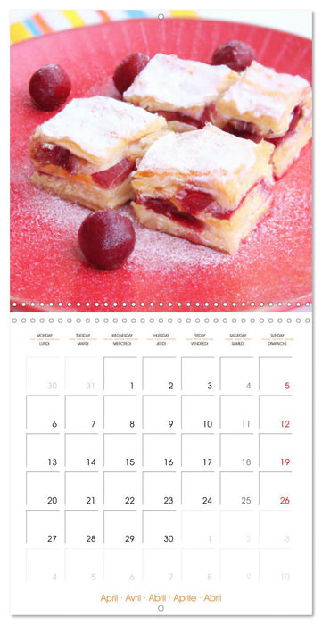 Art culinaire pâtisseries (CALVENDO Calendrier mensuel 2026)