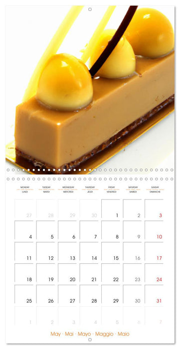 Art culinaire pâtisseries (CALVENDO Calendrier mensuel 2026)