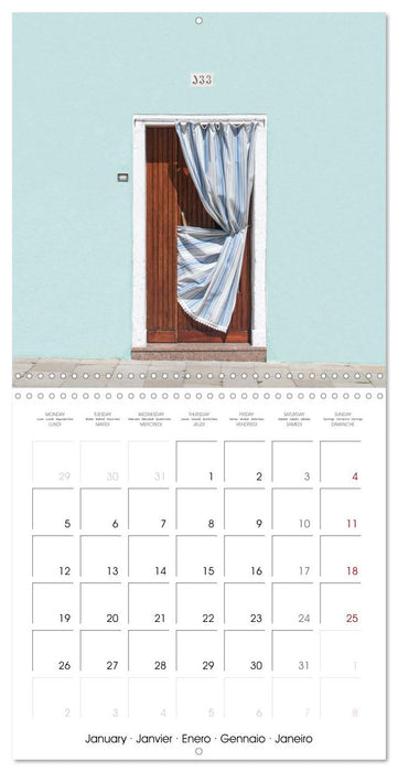Doors of Burano (CALVENDO Monthly Calendar 2026)