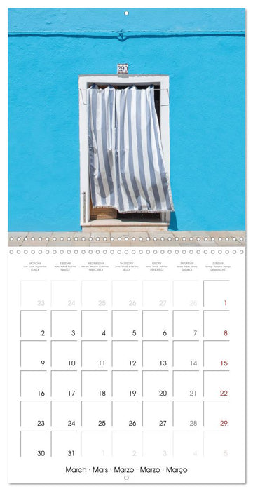 Doors of Burano (CALVENDO Monthly Calendar 2026)