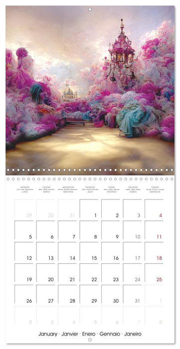 Rococo rooms (CALVENDO Monthly Calendar 2026)