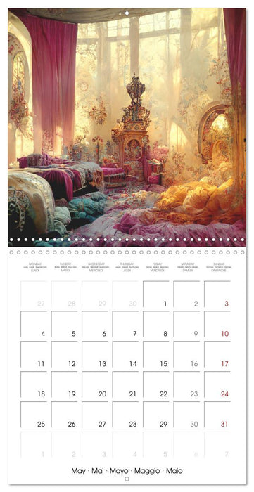Rococo rooms (CALVENDO Monthly Calendar 2026)