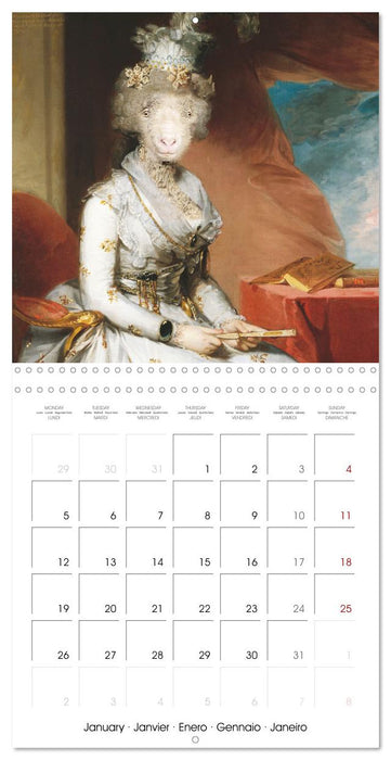 Aristocrat Animals (CALVENDO Monthly Calendar 2026)