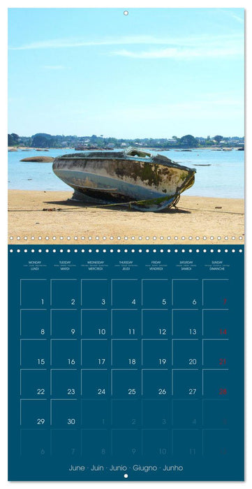 En attendant la marée... (CALVENDO Calendrier mensuel 2026)