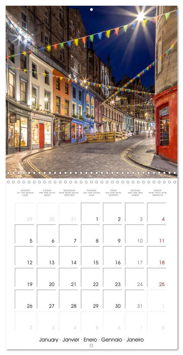 EDINBURGH History and urban idyll (CALVENDO Monthly Calendar 2026)