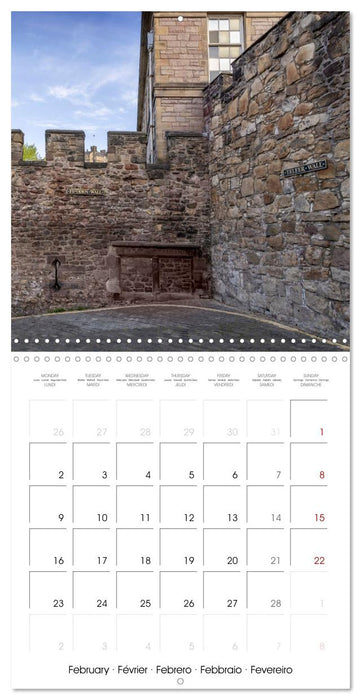 EDINBURGH History and urban idyll (CALVENDO Monthly Calendar 2026)