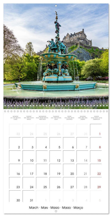 EDINBURGH History and urban idyll (CALVENDO Monthly Calendar 2026)