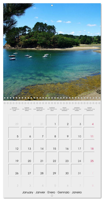 Balade en Finistère (CALVENDO Calendrier mensuel 2026)