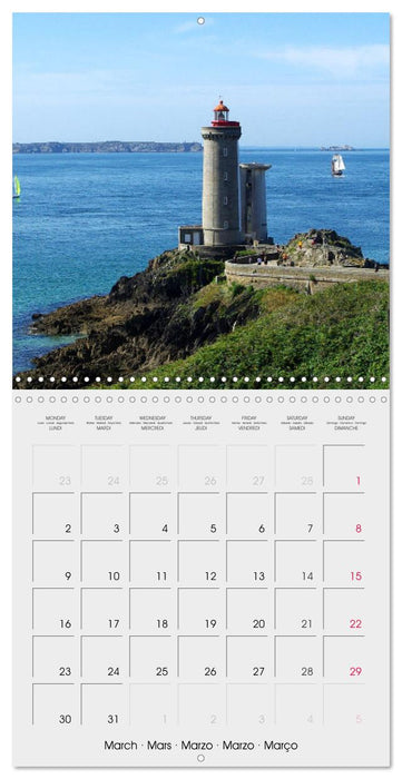Balade en Finistère (CALVENDO Calendrier mensuel 2026)