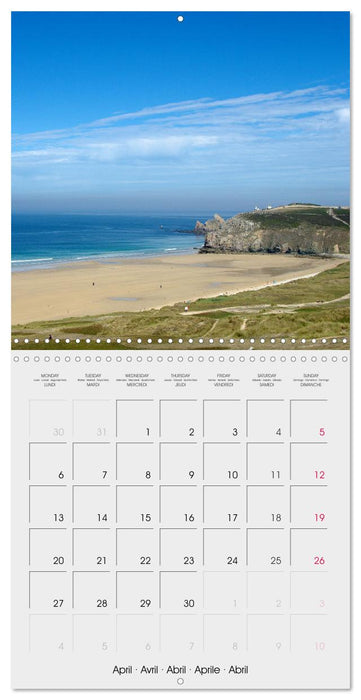 Balade en Finistère (CALVENDO Calendrier mensuel 2026)