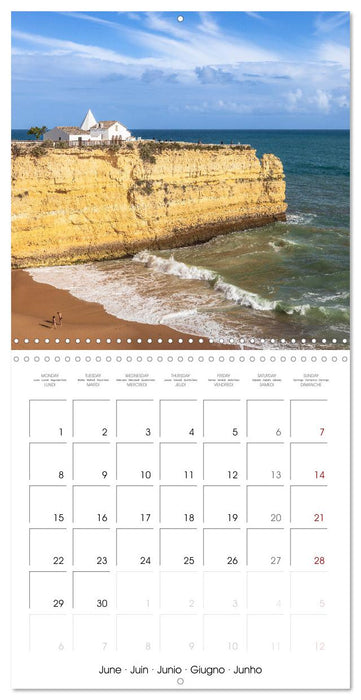 Algarve - Portugal's picturesque coastal landscapes (CALVENDO Monthly Calendar 2026)