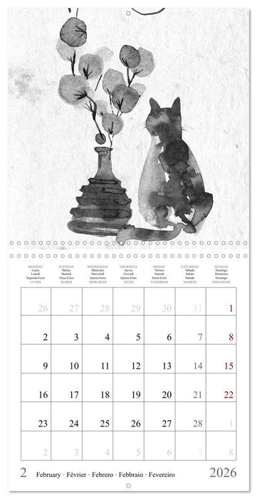 Rêves japonais (CALVENDO Calendrier mensuel 2026)