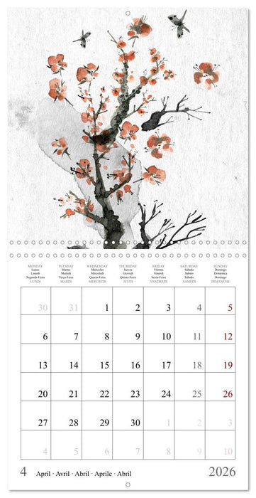 Rêves japonais (CALVENDO Calendrier mensuel 2026)