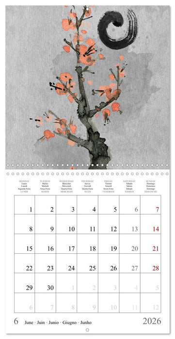 Rêves japonais (CALVENDO Calendrier mensuel 2026)