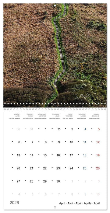 Les trésors de l'Armor (CALVENDO Calendrier mensuel 2026)