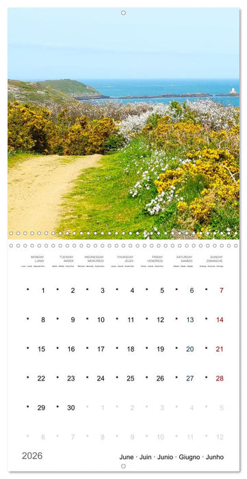 Les trésors de l'Armor (CALVENDO Calendrier mensuel 2026)