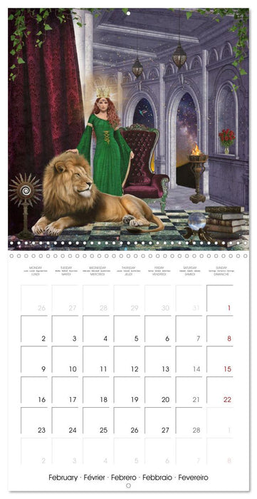 Divine Feminine Goddess Art (CALVENDO Monthly Calendar 2026)