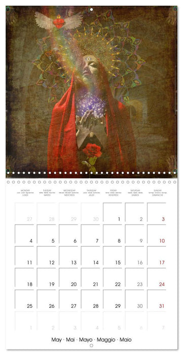Divine Feminine Goddess Art (CALVENDO Monthly Calendar 2026)