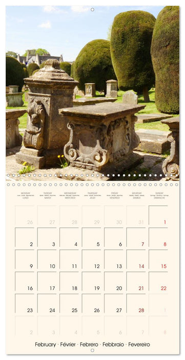 A Trip through England (CALVENDO Monthly Calendar 2026)