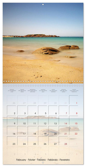 Paysages de Bretagne (CALVENDO Calendrier mensuel 2026)